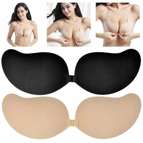 Silicone strapless push - push, bra