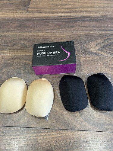 Adhesive invisible push bra - adhesive,