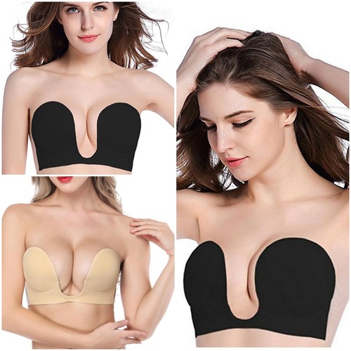 Bra gel strapless backless - bra,