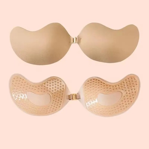 Silicone strapless push - push, bra