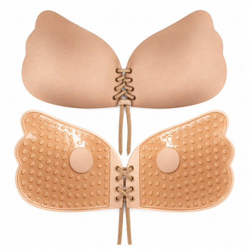 Silicone bra self - bra, adhesive