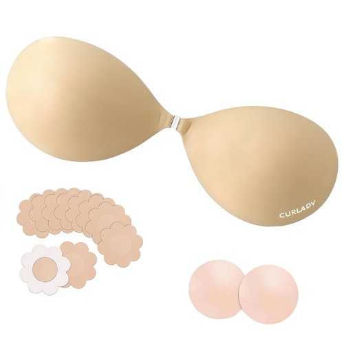 Adhesive stick push bra - stick,