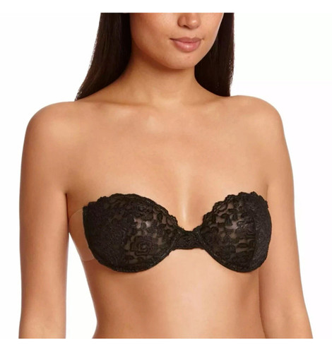 Black gel lace - black,