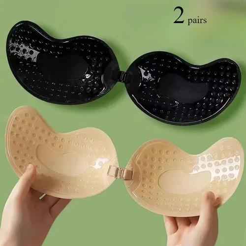 2pair silicone strapless push - 2pair,