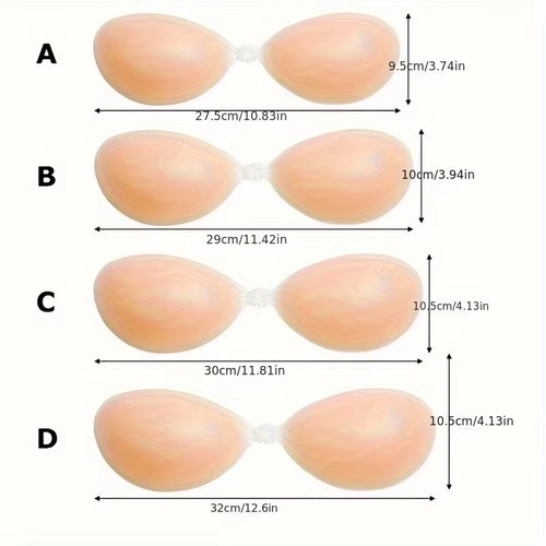 Adhesive silicone strapless - adhesive,