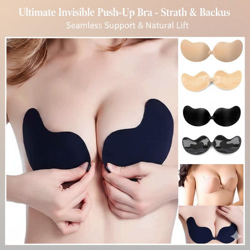 Invisible strapless push up - invisible,