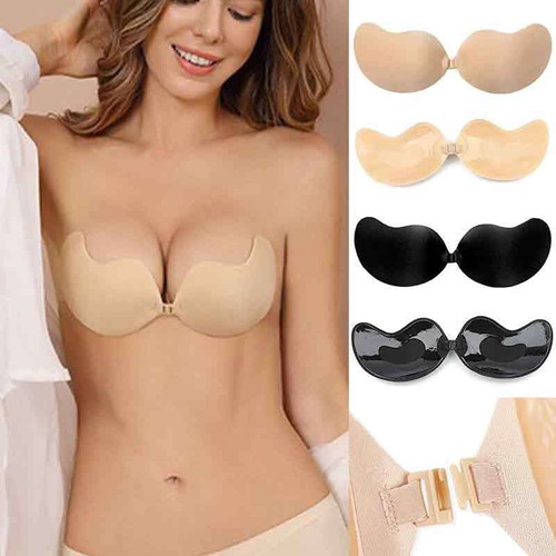 Silicone strapless push bra - push,