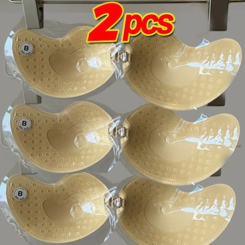 Strapless silicone push bra - strapless, up