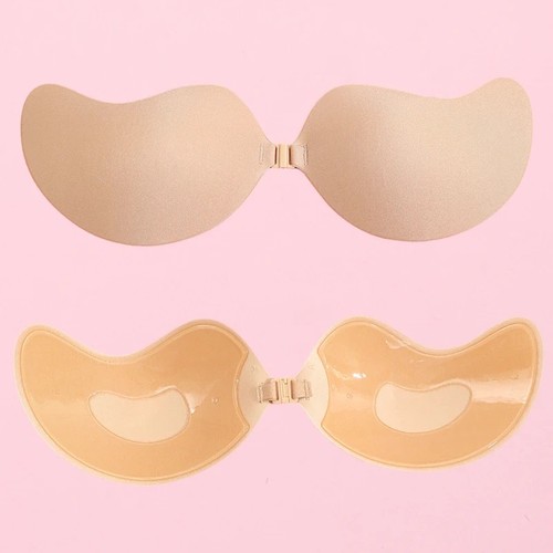 Strapless silicone push bra - push, up