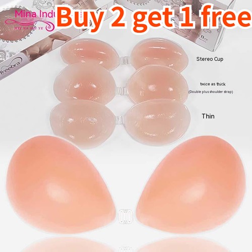 New silicone strapless - push, up